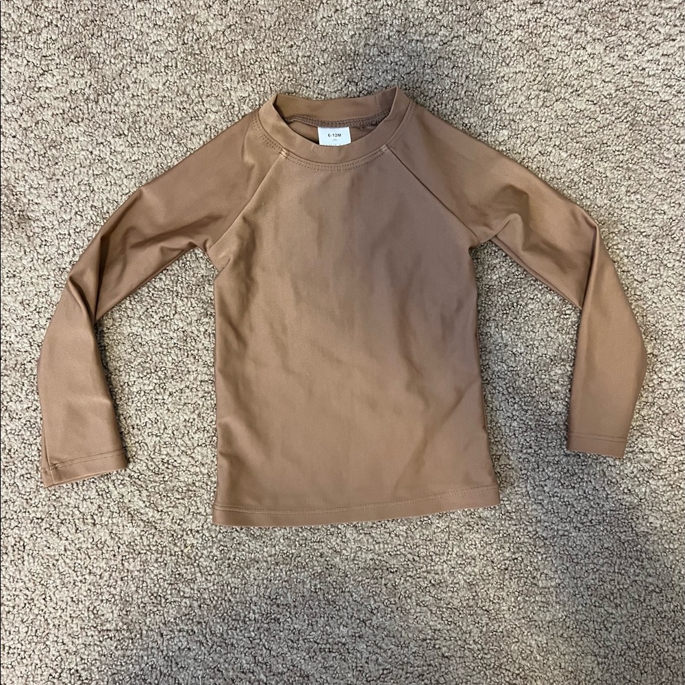 Jamie Kay Brown Kids Swim Top